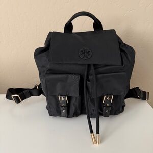 Tory Burch Tilda Nylon Flap Backpack